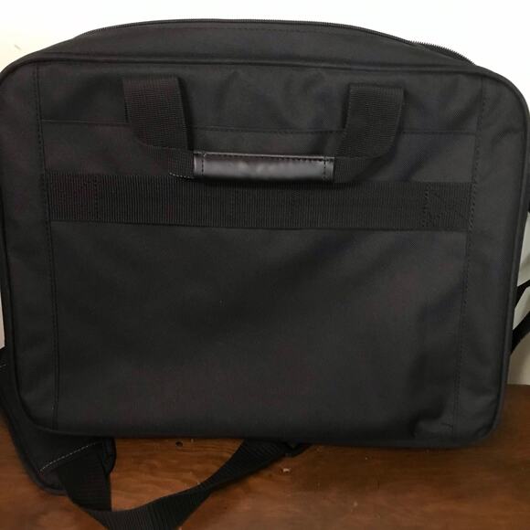 Targus Laptop Bag Black 16" Briefcase Messenger Bag Lockable & Pockets - Picture 5 of 8